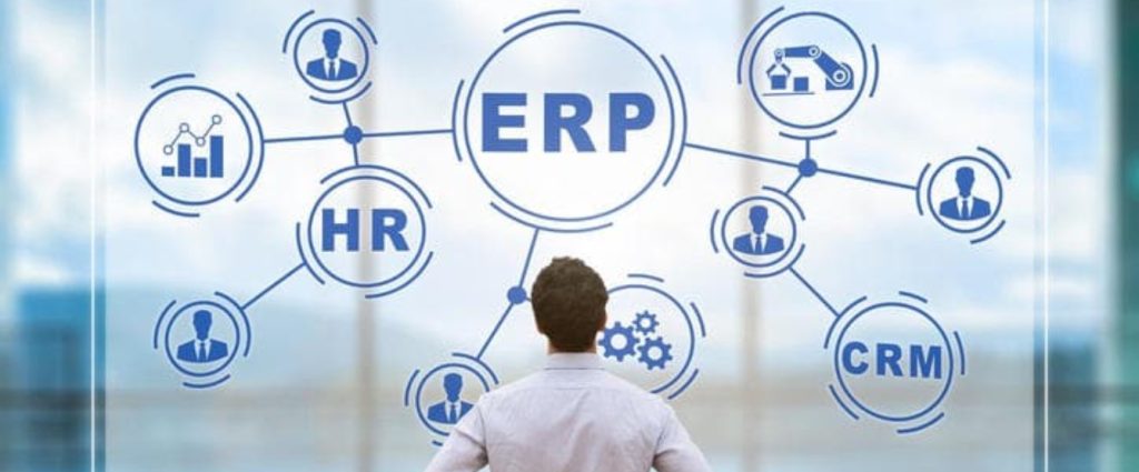 A ERP system with its various sub sections like HR,management e.t.c